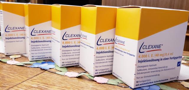 Продам лекарство Clexane 40mg/0,4ml в шприцах
